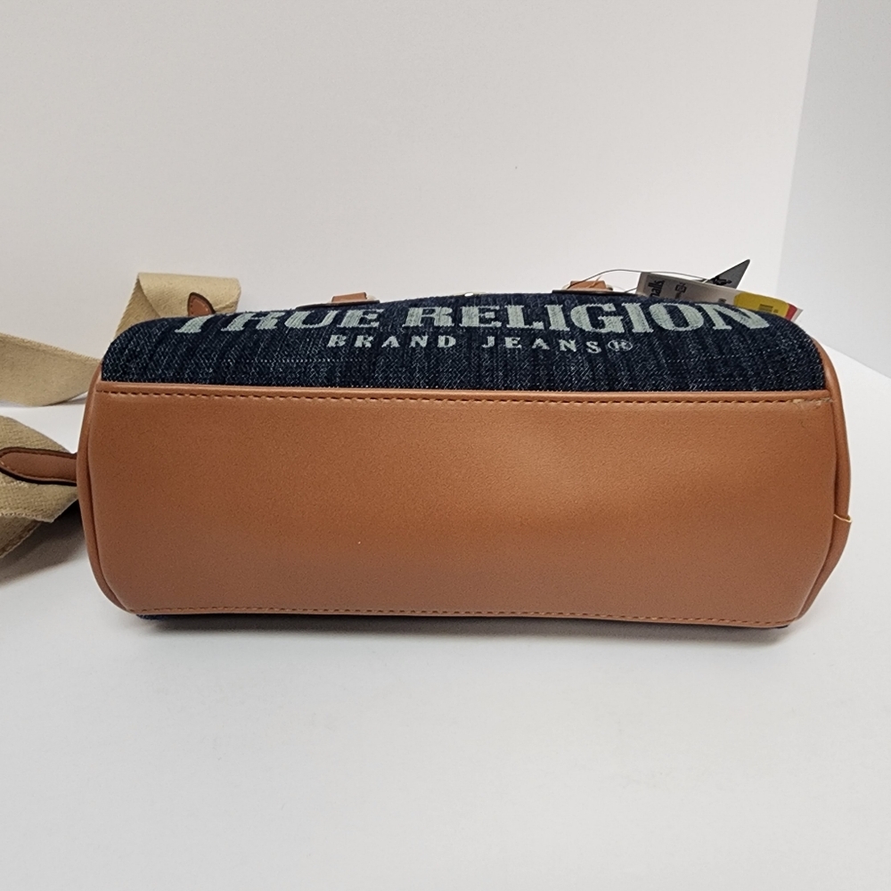 True Religion Blue Denim Crossbody Bag - Picture 6 of 9